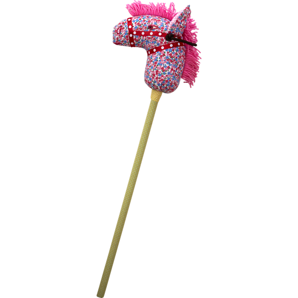 Cheval balais rose