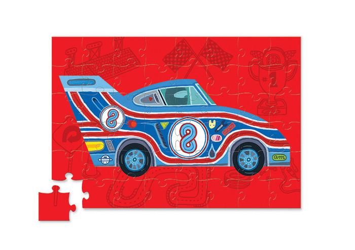 Voiture-de -course-puzzle-rouge-jeu