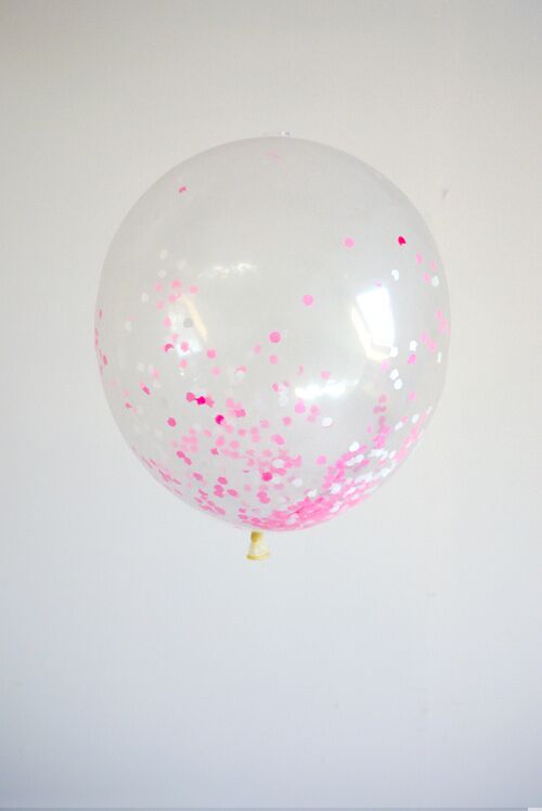Ballons-confettis-roses