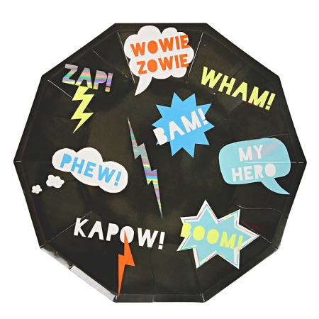 Super-hero-assiettes-noires Super-hero-assiettes-noires