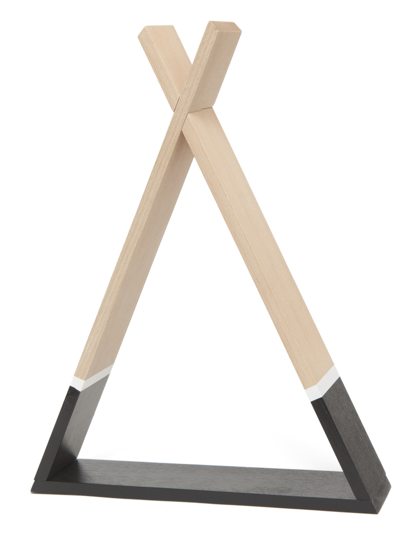 Tipi shelf black TSH3