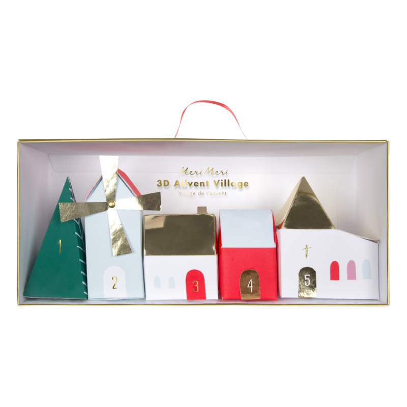 Calendrier-de-l-avent-village-2-en-carton-magasin-jouets-paris